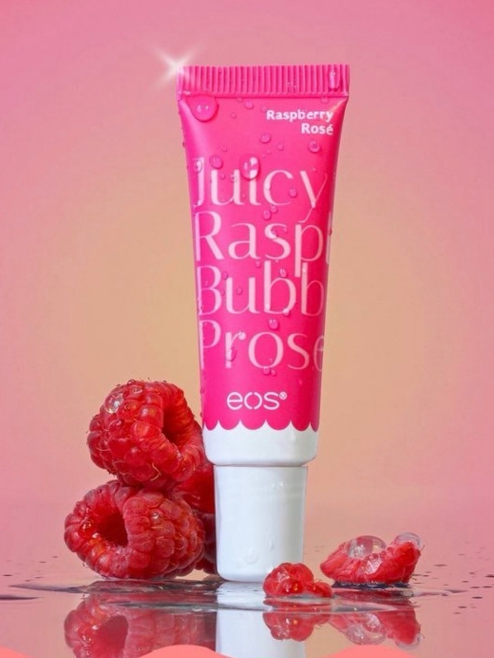 eos Raspberry Rosé Lip Balm - Fuchsia Pink - Picture 2 of 3